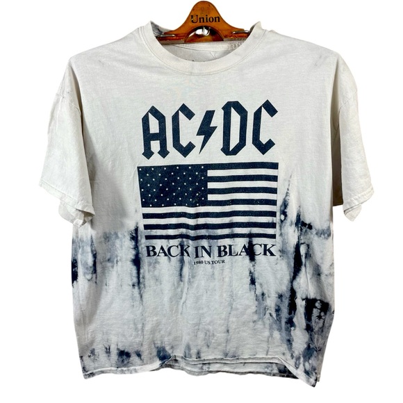 AC/ DC ack In Black Mens/ Unisex Band Graphic Short Sleeve T-Shirt Size XL - Picture 1 of 6
